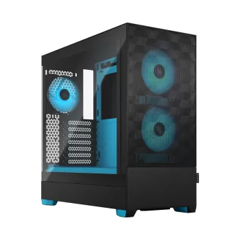 Корпус Fractal Design Pop Air RGB Cyan Core TG Clear Tint ATX Цвет:чёрный, синий