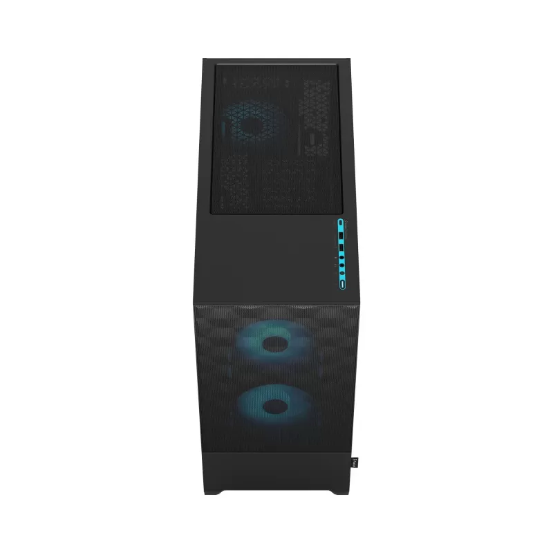 מארז Fractal Design Pop Air RGB Cyan Core TG Clear Tint ATX צבע שחור, כחול