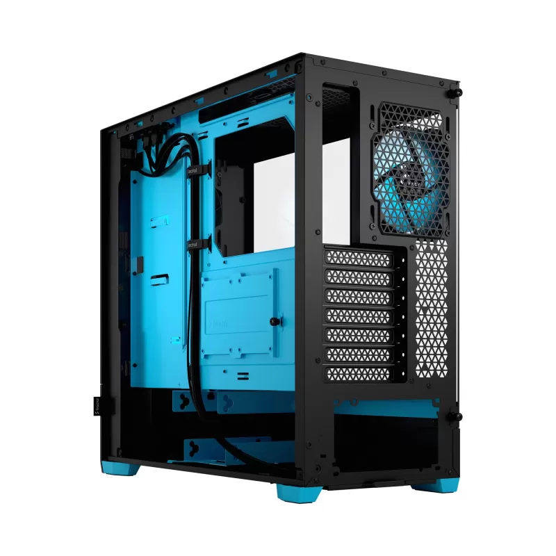 מארז Fractal Design Pop Air RGB Cyan Core TG Clear Tint ATX צבע שחור, כחול