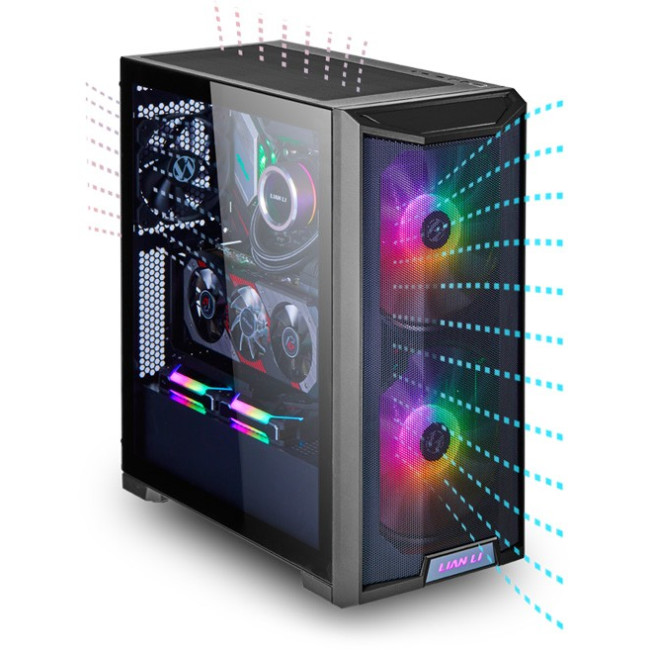 Case Lancool 215 black Case ATX