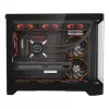 מארז 1St Player UV6 3X ARGB Fan HUB+Remote שחור Case Micro ATX