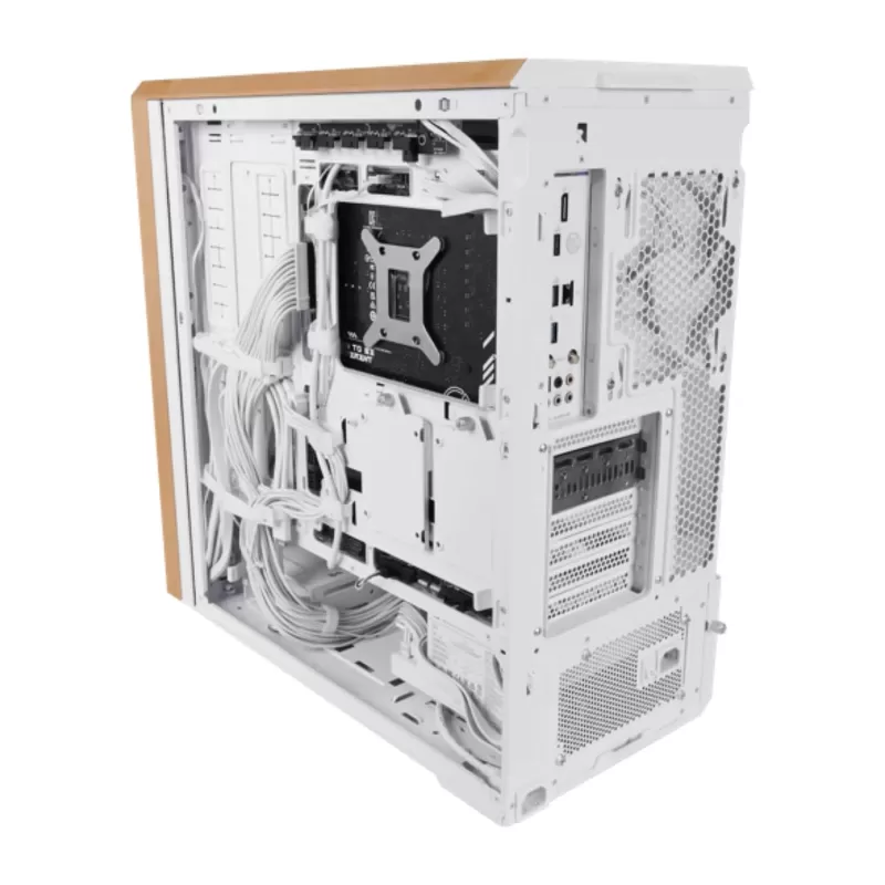מארז Lancool 217 לבן Mid Tower