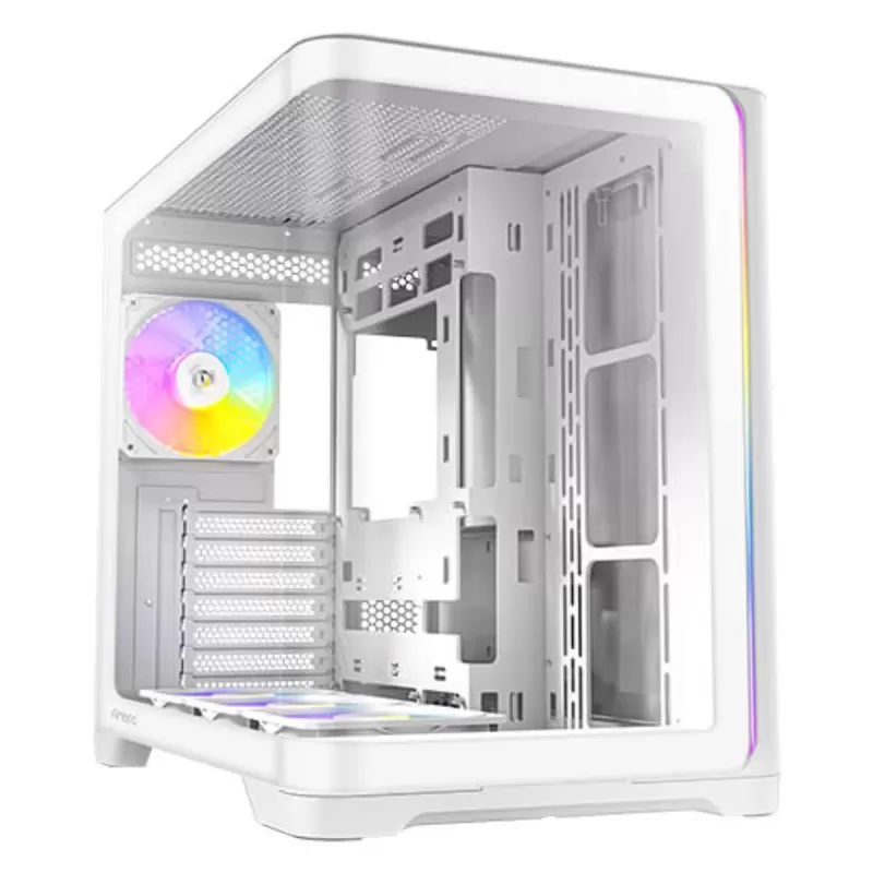 מארז Antec לבן C5 Curve ARGB Mid Tower