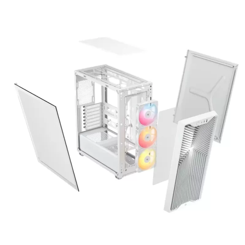 Computer Case Corsair 3200D RS ARGB Mid Tower ATX white Mid Tower