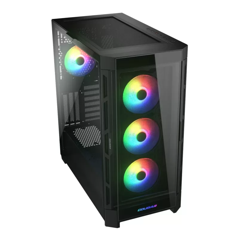 מארז COUGAR DUOFACE PRO RGB Mid Tower צבע שחור