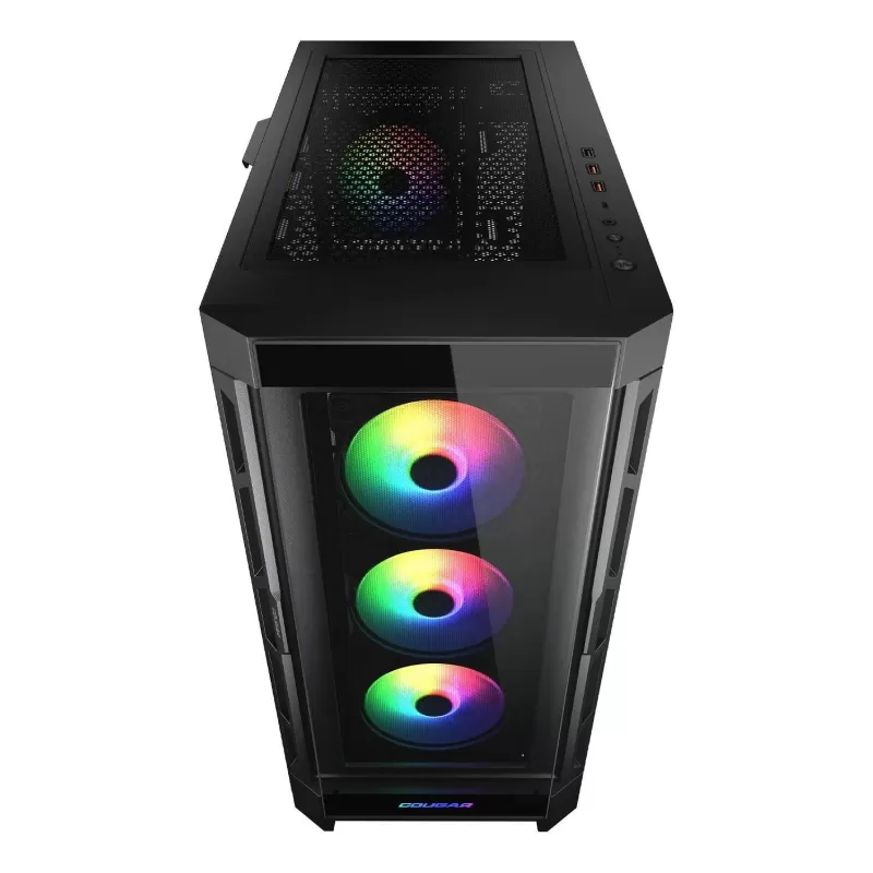 מארז COUGAR DUOFACE PRO RGB Mid Tower צבע שחור