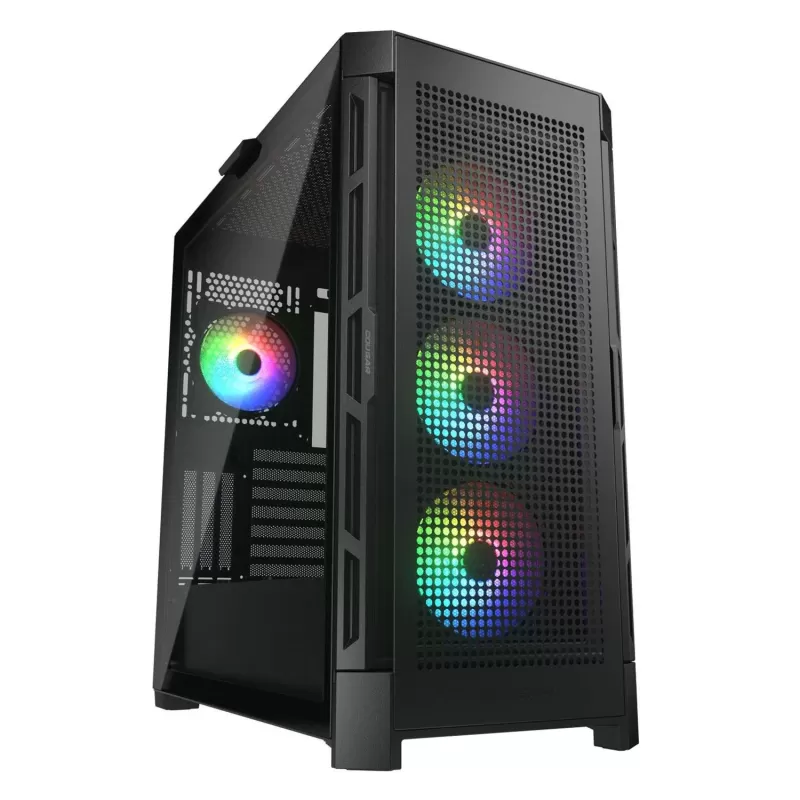 מארז COUGAR DUOFACE PRO RGB Mid Tower צבע שחור