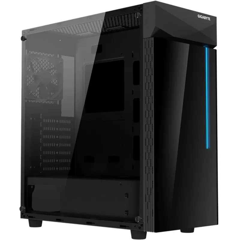 מארז Gigabyte C200 GLASS Mid Tower צבע שחור