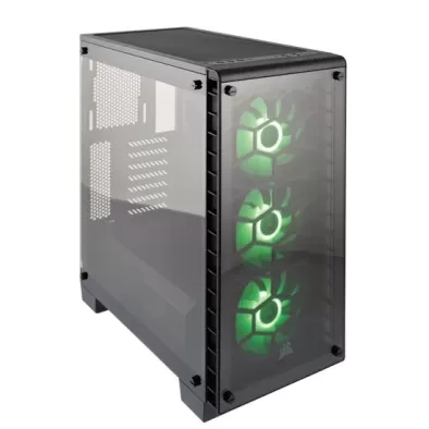 Корпус Corsair CRYSTAL 460X Mid Tower Цвет:чёрный