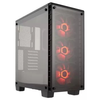 Корпус Corsair CRYSTAL 460X Mid Tower Цвет:чёрный