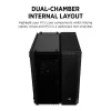 Корпус Corsair Crystal Series 280X Tempered Glass black SMALL CASE