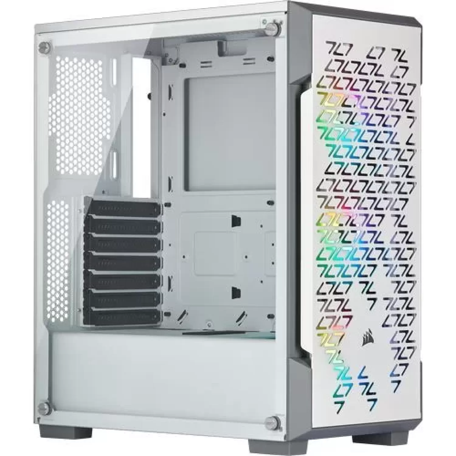 Case Corsair iCUE 220T RGB Airflow Tempered Glass white Mid Tower
