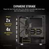 מארז Corsair iCue 465X RGB שחור Mid Tower