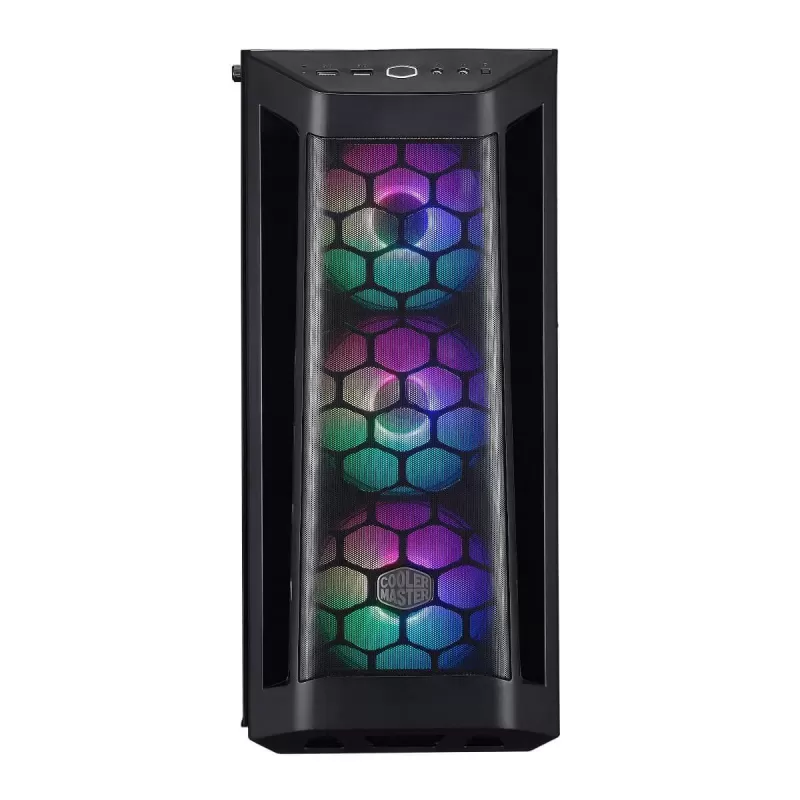 מארז Cooler Master MASTERBOX MB511 ARGB Mid Tower צבע שחור