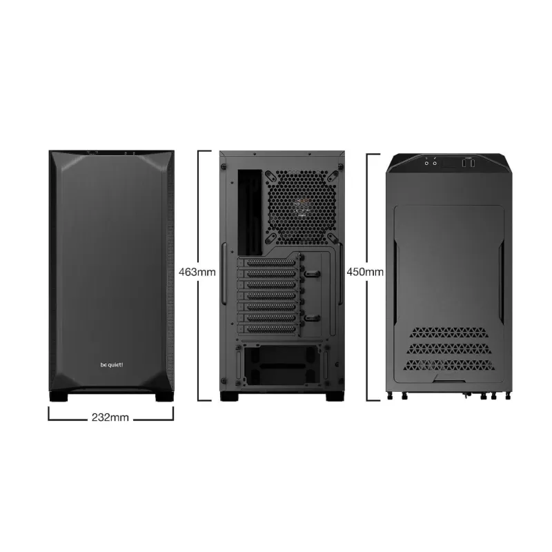 מארז be quiet! PURE BASE 500 Window שחור Mid Tower