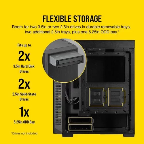 Case Corsair 110Q Mid Tower Color:black