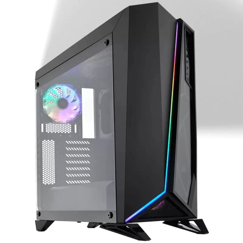 מארז Corsair Carbide Series SPEC-OMEGA RGB Tempered Glass שחור Mid Tower