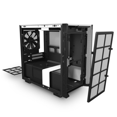 Корпус NZXT H210 черный, белый Mini ITX Корпус NZXT H210 черный, белый Mini ITX