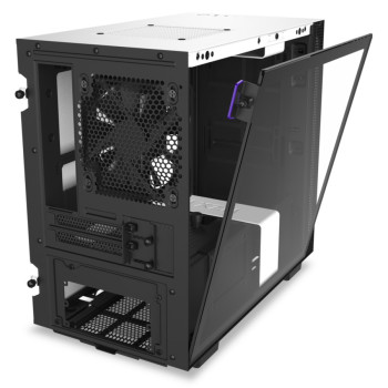 Корпус NZXT H210 черный, белый Mini ITX