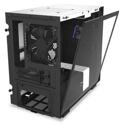 Корпус NZXT H210 черный, белый Mini ITX Корпус NZXT H210 черный, белый Mini ITX