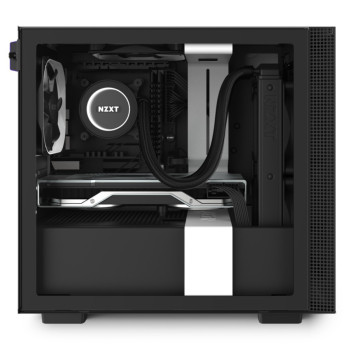 Корпус NZXT H210 черный, белый Mini ITX