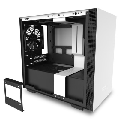 Корпус NZXT H210 черный, белый Mini ITX Корпус NZXT H210 черный, белый Mini ITX