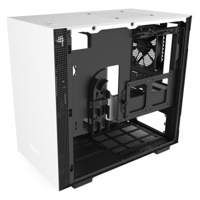 Корпус NZXT H210 черный, белый Mini ITX Корпус NZXT H210 черный, белый Mini ITX