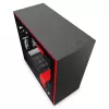 Корпус NZXT H710 MATTE black, red Mid Tower