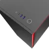 Корпус NZXT H710 MATTE black, red Mid Tower