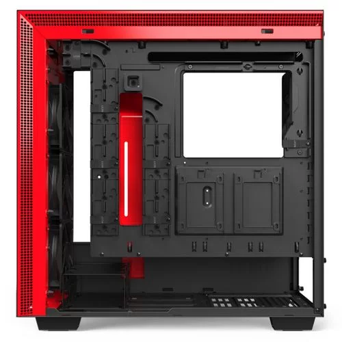 Корпус NZXT H710 MATTE black, red Mid Tower