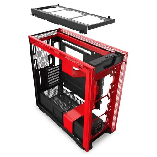 Корпус NZXT H710 MATTE black, red Mid Tower