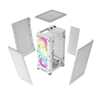 מארז Corsair 2000D RGB AIRFLOW - לבן Mini-ITX מארז Corsair 2000D RGB AIRFLOW - לבן Mini-ITX