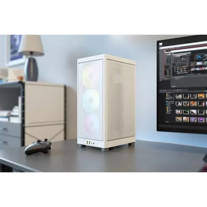 מארז Corsair 2000D RGB AIRFLOW - לבן Mini-ITX מארז Corsair 2000D RGB AIRFLOW - לבן Mini-ITX