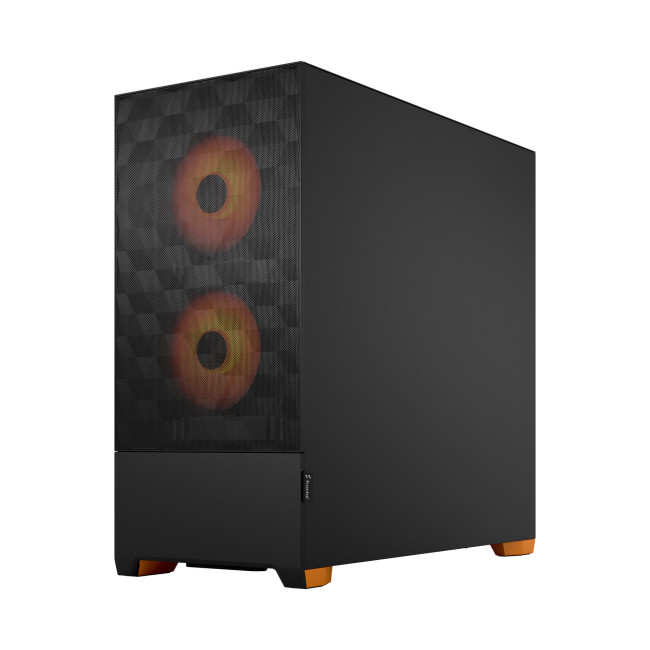 Корпус Fractal Design Pop Air RGB Orange Core TG Clear Tint ATX Цвет:черный,