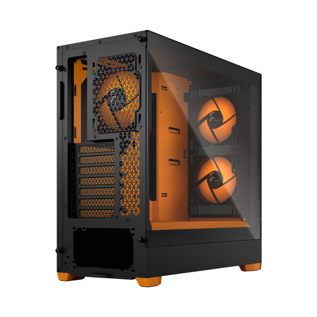 Корпус Fractal Design Pop Air RGB Orange Core TG Clear Tint ATX Цвет:черный,