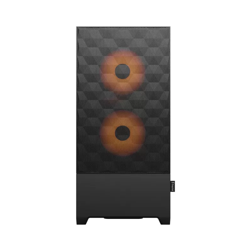 Case Fractal Design Pop Air RGB Orange Core TG Clear Tint ATX Color:black, orange