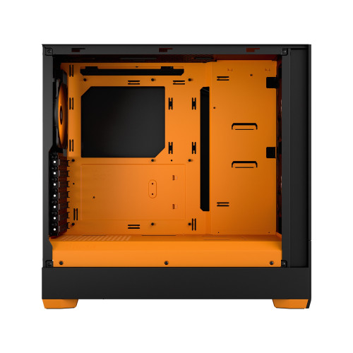 מארז Fractal Design Pop Air RGB Orange Core TG Clear Tint ATX צבע שחור, כתום