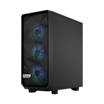 Case Fractal Design Meshify 2 Compact Lite RGB black TG Light tint ATX Case Fractal Design Meshify 2 Compact Lite RGB black TG Light tint ATX