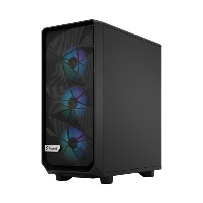 Case Fractal Design Meshify 2 Compact Lite RGB black TG Light tint ATX Case Fractal Design Meshify 2 Compact Lite RGB black TG Light tint ATX