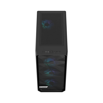 Case Fractal Design Meshify 2 Compact Lite RGB black TG Light tint ATX Case Fractal Design Meshify 2 Compact Lite RGB black TG Light tint ATX
