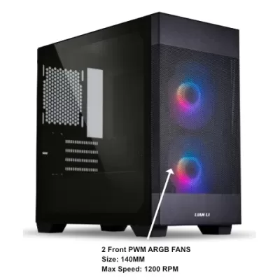 Корпус Lancool 205M MESH black Case Micro ATX
