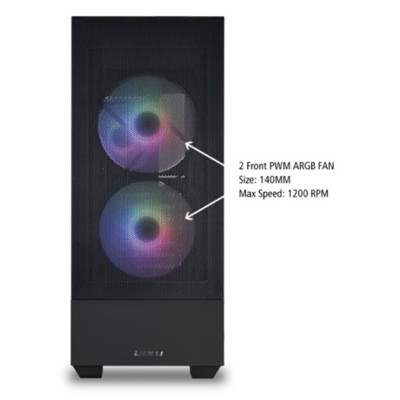Корпус Lancool 205M MESH черный Case Micro ATX Корпус Lancool 205M MESH черный Case Micro ATX