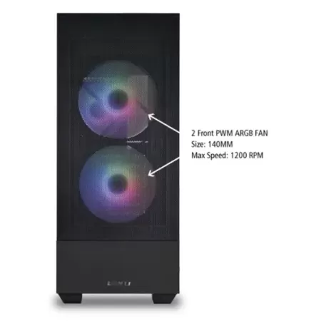 Корпус Lancool 205M MESH black Case Micro ATX