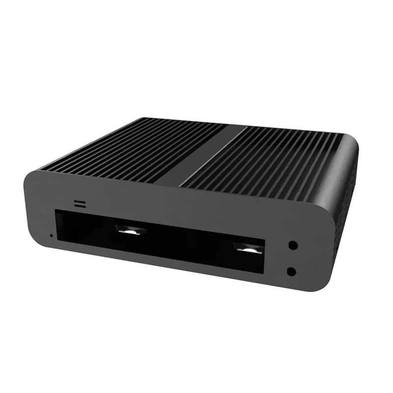 מארז Akasa Euler S Fanless Thin Mini ITX Case SFF צבע שחור
