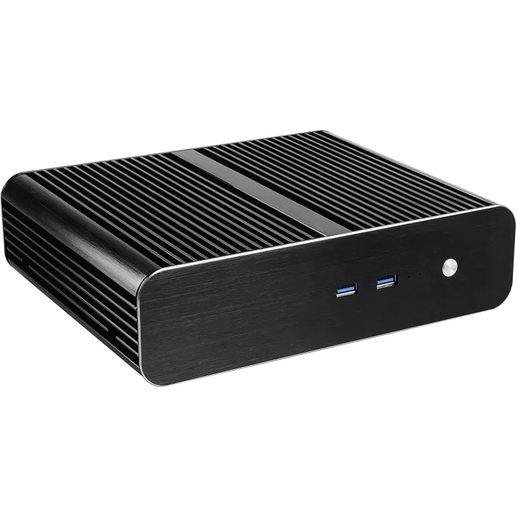 מארז Akasa Euler S Fanless Thin Mini ITX Case SFF צבע שחור
