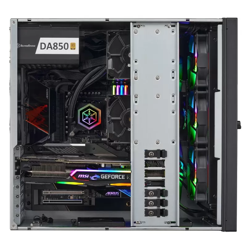 מארז SilverStone RM44 4U Rackmount Server Chassis 4U צבע שחור