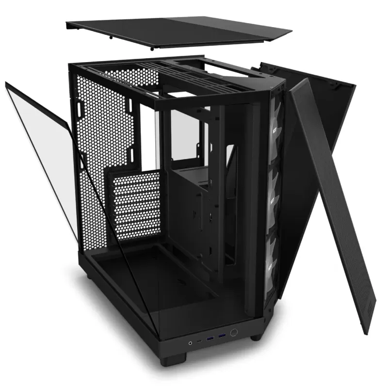 Case NZXT H6 Flow RGB black ATX Case NZXT H6 Flow RGB black ATX