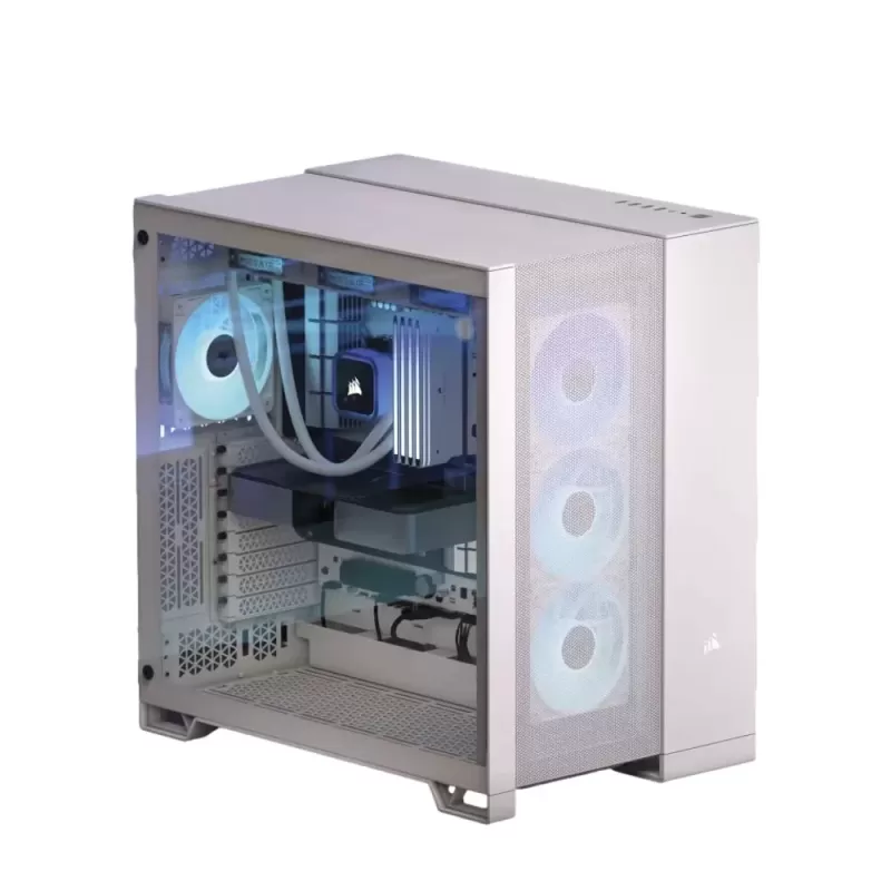 מארז Corsair 6500D AIRFLOW Mid-Tower Dual Chamber - לבן ATX