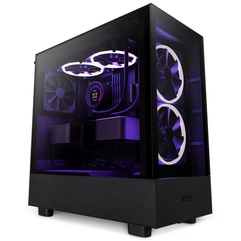 Корпус NZXT H5 Elite black ATX