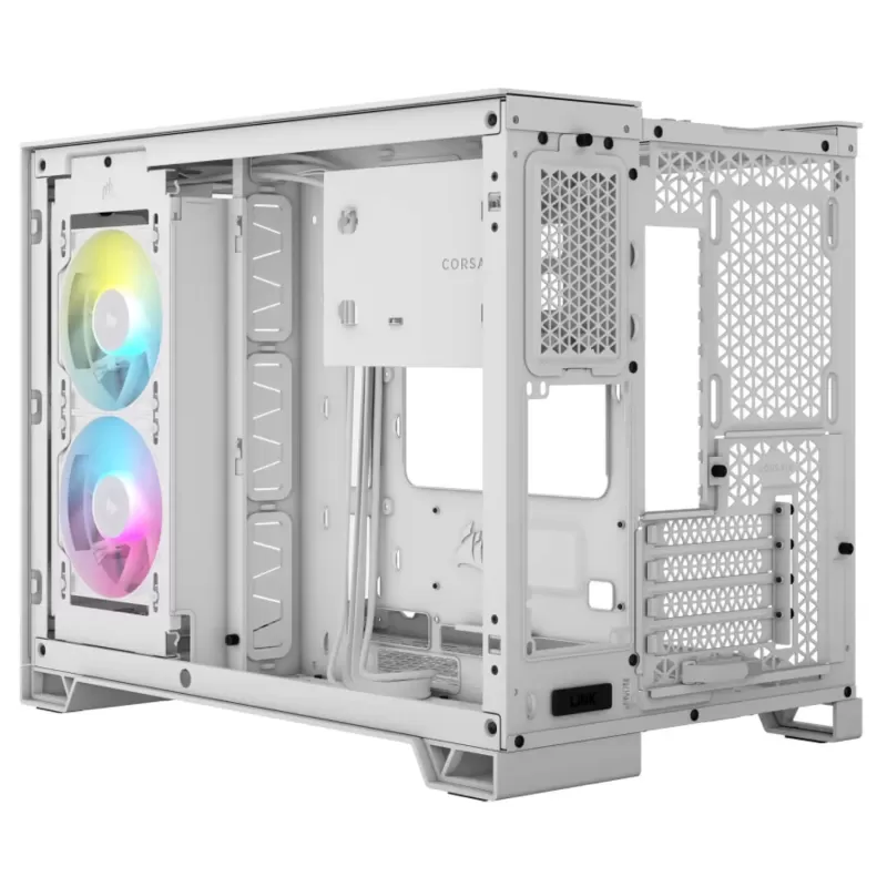מארז Corsair 2500X RGB לבן Micro ATX מארז Corsair 2500X RGB לבן Micro ATX